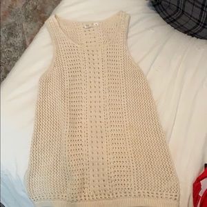 gap crochet tank top
